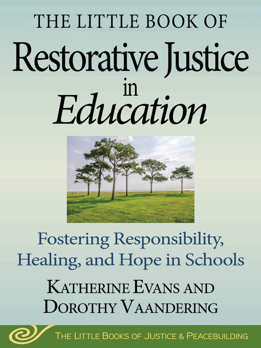 Cover image for The Little Book of Restorative Justice in Education